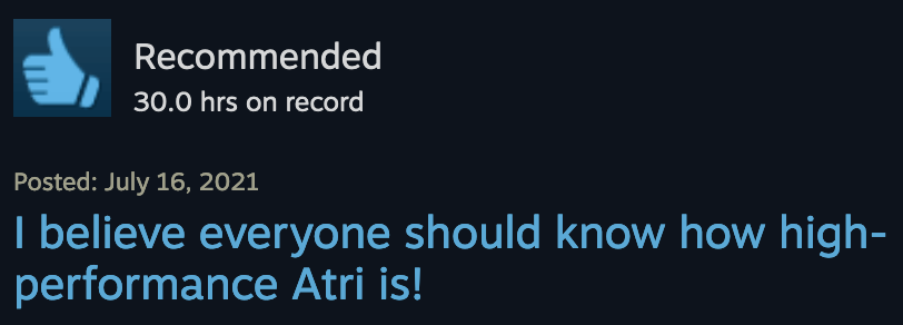 Review of Atri